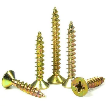 faforgácslap csavar süllyeztettfejű sárgára horganyzott 2,5x12