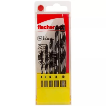 fischer fúrószár készlet szortiment CTS 5 4-10mm 5db