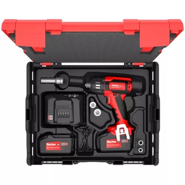 fischer akkumulátoros ütvecsavarozó FSS 18V 400 BL Set 3