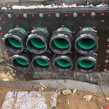 KRASO plastična prirubnica ploča KFP 150 tip višestruki 2 x 4 - specijalna