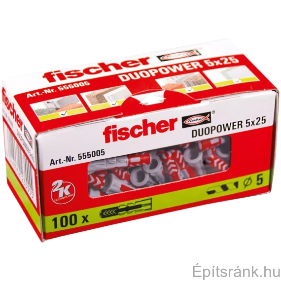 Fischer Duopower dübel 5x25