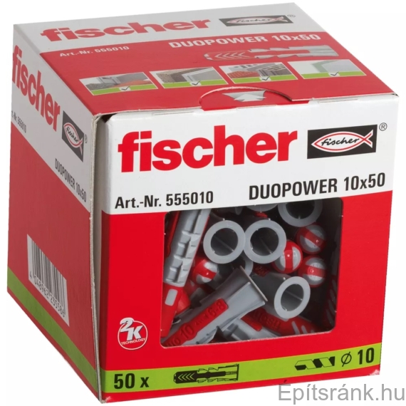 fischer DuoPower 10 x 50 dübel