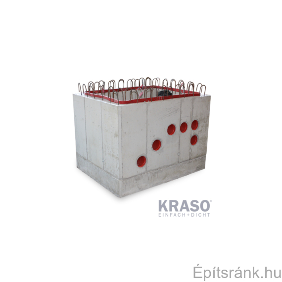 KRASO szivattyúteknő - beton - 100 x 70 x 80 cm - speciális