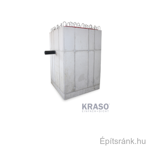 KRASO szivattyúteknő - beton - 104 x 104 x 192 - speciális